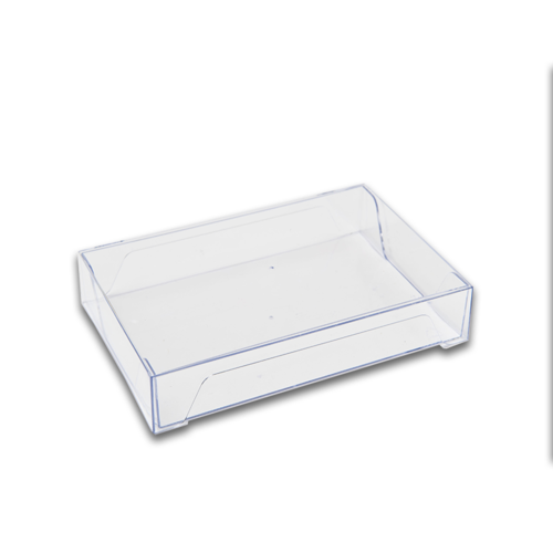 Boîte plexi vide pour cartes de visite 82x128