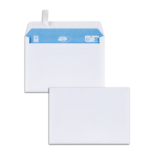 Paquet de 20 cartes Bristol 105x148 220g + 20 enveloppes blanches C6 114x162 90 g/m² bande de protection