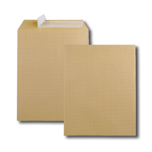 Paquet de 10 pochettes kraft armé brun 24 260x330 120 g/m² bande de protection