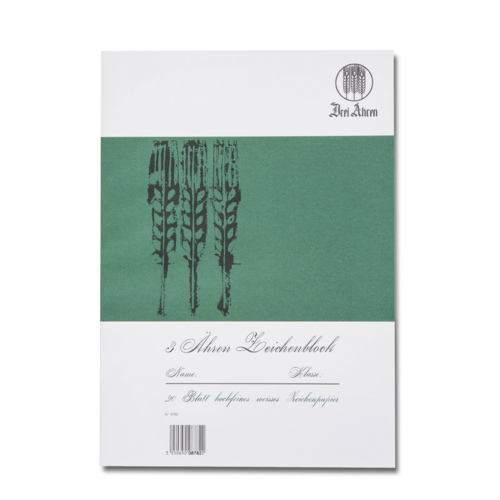 Boîte de 80 Blocs de dessin 3 Epis (3 Aehren) A4 de 20 feuilles blanches 120 g/m²