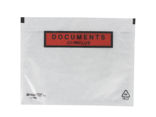 Paquet de 100 documents ci-inclus 120x162(C6)