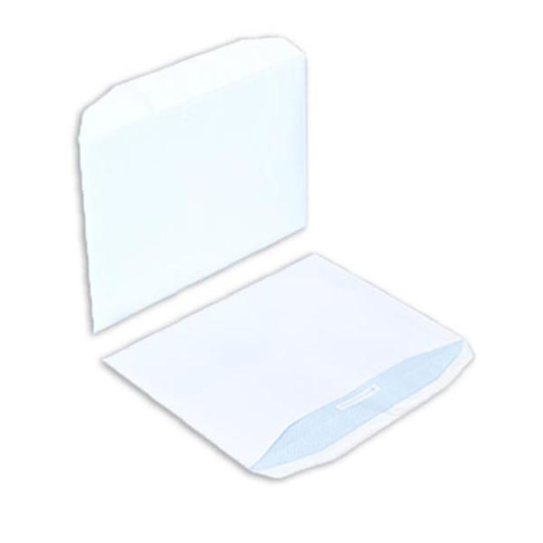 Boite de 250 enveloppes patte trapèze blanches C4 229x324 90 g/m²gommées - EMP229
