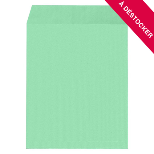 Boite de 250 pochettes radio kraft vert 290x380 120 g/m²