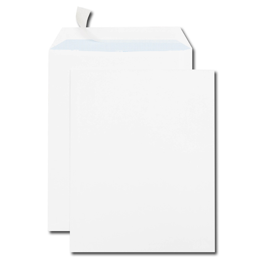 Paquet de 10 pochettes blanches 24 260x330 90 g/m² bande de protection