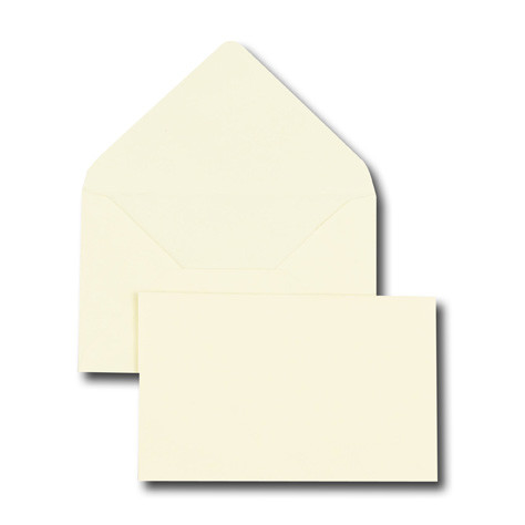 Boîte de 1000 enveloppes élection jaunes 90x140 80 g/m²