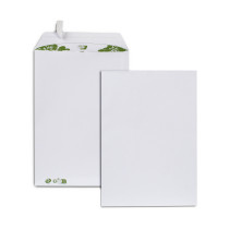 Boîte de 200 enveloppes C6 114x162 blanches recyclées ERA Pure 80 g/m²  bande de protection ouverture rapide NF FSC-Recyclé 
