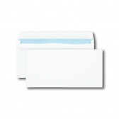 Boîte de 500 enveloppes blanches C6/C5 114x229 80 g/m² autocollantes