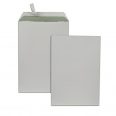 Boîte de 250 pochettes blanches recyclées C4 229x324 90g/m² bande de protection FSC-R
