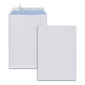 Boîte de 250 pochettes blanches C4 229x324 90 g/m² bande de protection