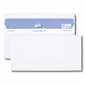 Boîte de 500 enveloppes blanches DL+ 112x225 90 g/m² Secure®