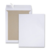 Paquet de 25 pochettes dos carton velin blanc 24 260x330 bande de protection