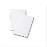 Coffret de 100 cartes de visite bristol blanches 82x128 220 g/m²