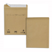 Paquet de 10 pochettes kraft recyclé SUMO format E 235x265 bande de protection